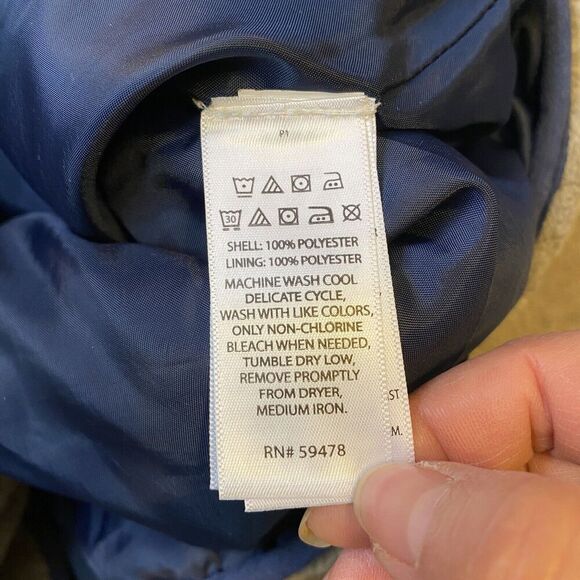 Tommy Bahama Jacket Boys Sherpa Fleece Insulated Lined Pocket Gray Sz XL 14 Zip - Picture 5 of 8